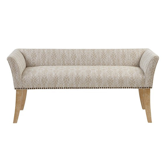 Welburn Accent Bench - Taupe Multi