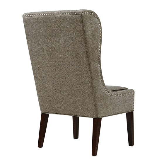 Garbo Captains Dining Chair - Grey