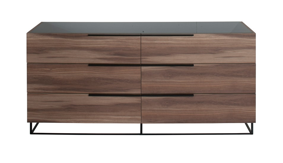 Nova Domus Matteo - Modern Italian Walnut Dresser