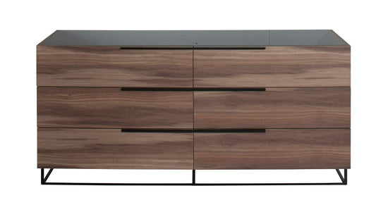 Nova Domus Matteo - Modern Italian Walnut Dresser