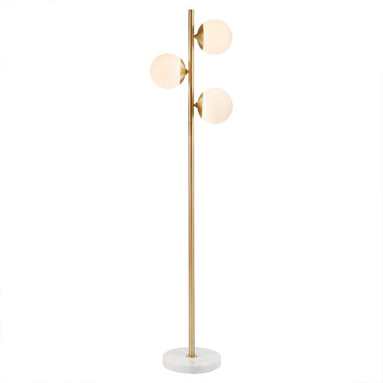 Holloway Floor Lamp - White/Gold