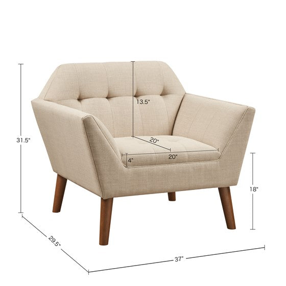 Newport Lounge Chair - Beige