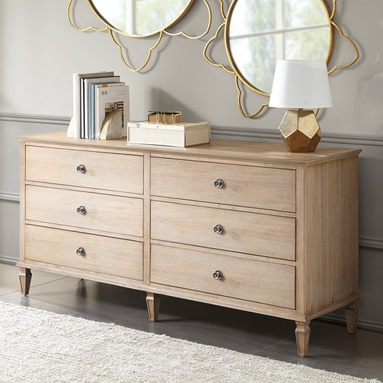 Victoria 6-Drawer Dresser - Light Natural