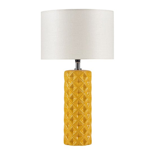 Macey Table Lamp - Yellow