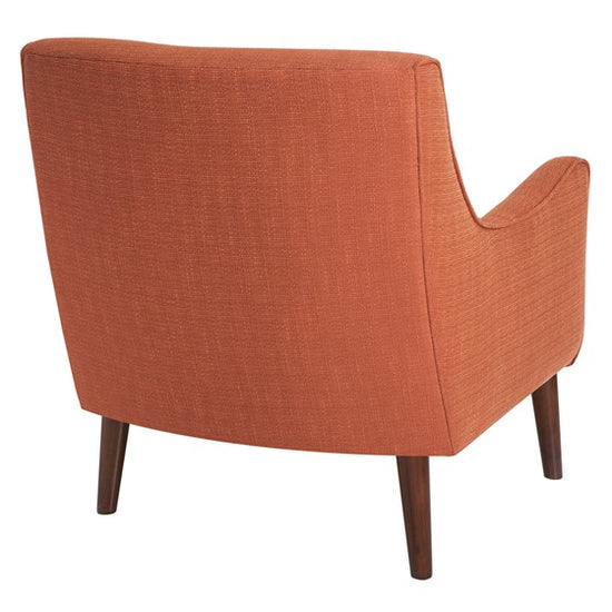 Oxford Mid-Century Accent Chair - Burnt Orange