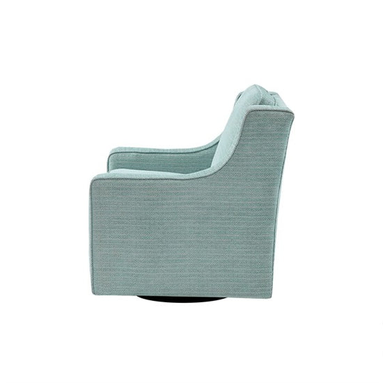 Harris Swivel Chair - Dusty Aqua