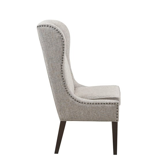 Garbo Captains Dining Chair - Grey Multi