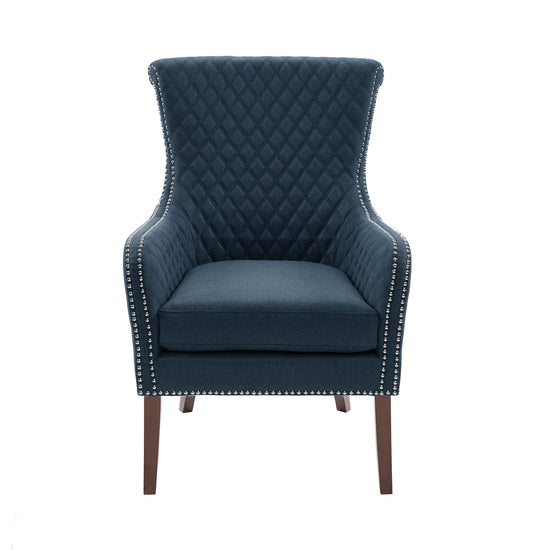 Heston Accent Chair - Dark Blue