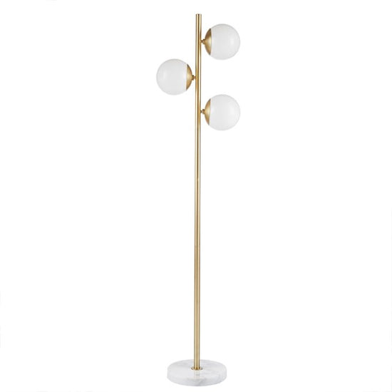 Holloway Floor Lamp - White/Gold