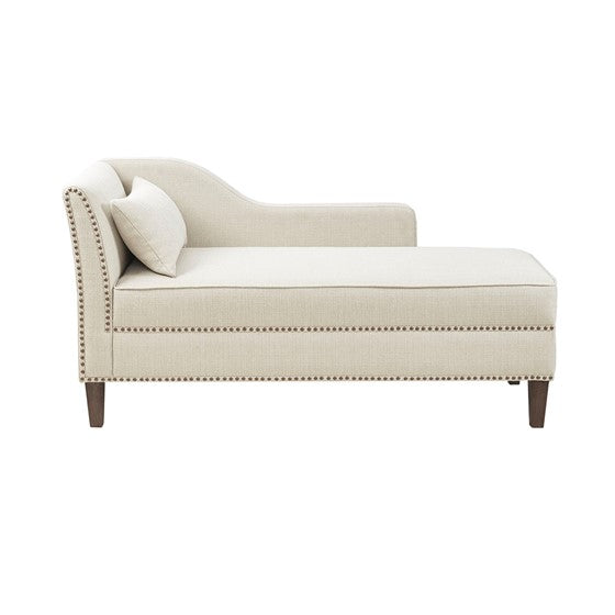 Trinity Accent Chaise - Ivory