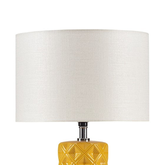 Macey Table Lamp - Yellow