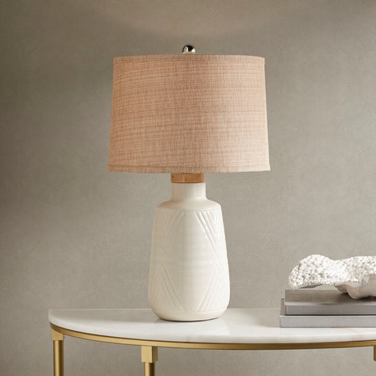 Tate Table Lamp - Ivory