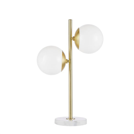 Holloway Table Lamp - White/Gold