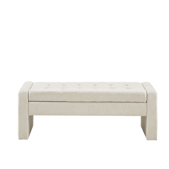 Gillian Storage Bench - Cream