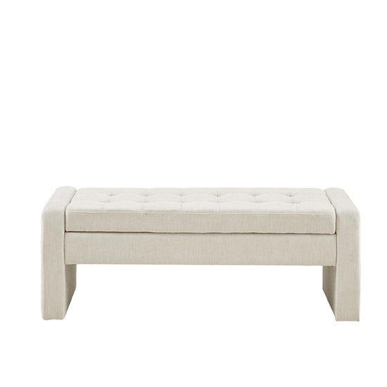 Gillian Storage Bench - Cream