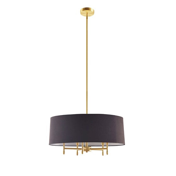 Presidio Chandelier - Gold/Black