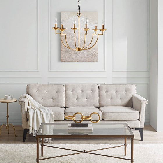 Savor Savor Chandelier - Gold