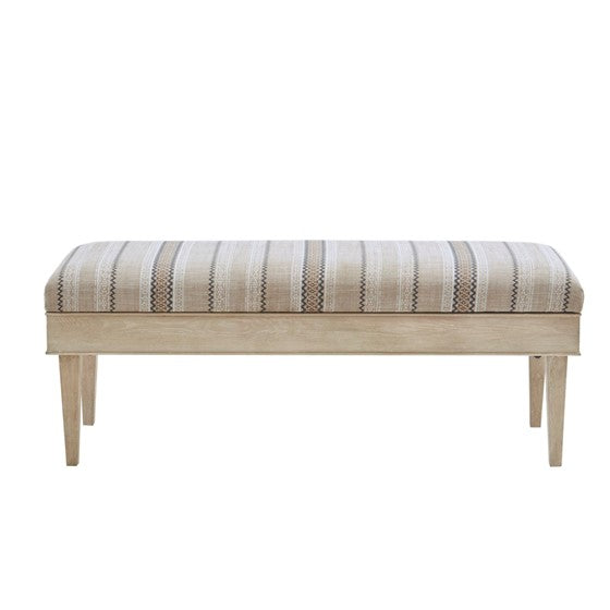 Harstrom Storage Bench - Beige Multi