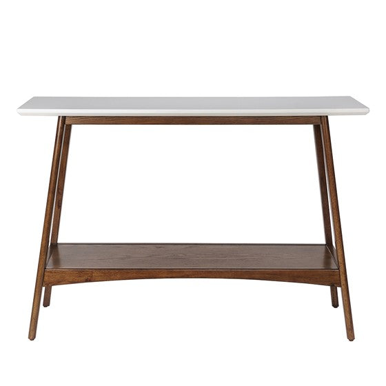 Parker Console - Off-White/Pecan