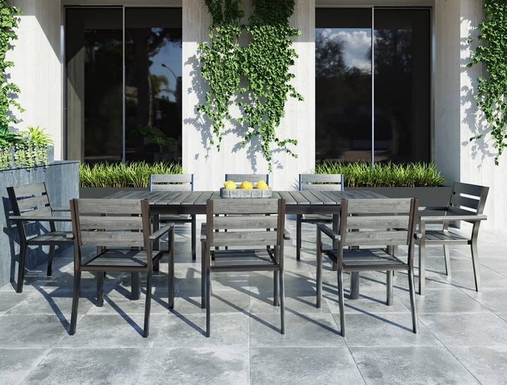 Renava Marina - Grey Outdoor Dining Table Set