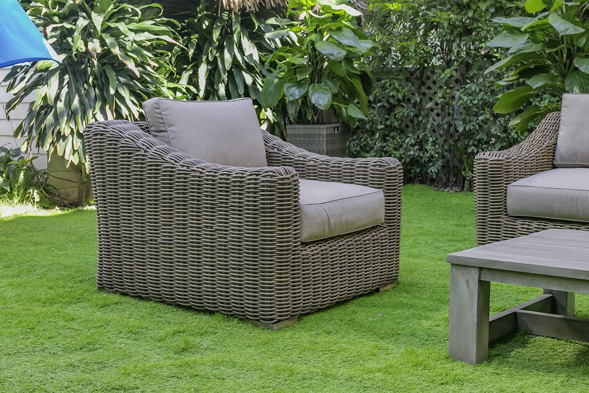 Renava Sapelo Outdoor Beige Wicker Sofa Set